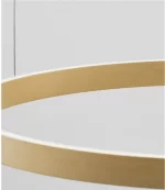 PENDUL ELOWEN LED 77W BRUSHED GOLD D80