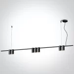 PENDUL LINIAR 7x7W GU10 LED BLACK