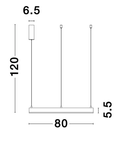 PENDUL MOTIF LED 48W ALAMA PERIATA D80