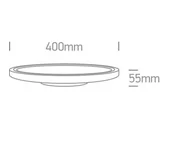 PLAFONIERA LED 40W SLIM AL 62140FB