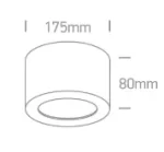 PLAFONIERA LED HIDDEN 16W 12116FD