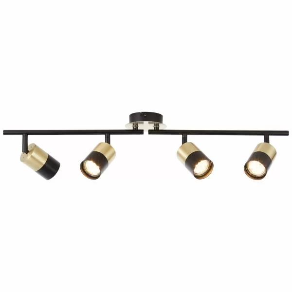 PLAFONIERA MARIBEL 4 SPOTURI BLACK-GOLD