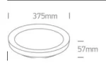PLAFONIERA RING LED 30W 62130L AURIU PERIAT