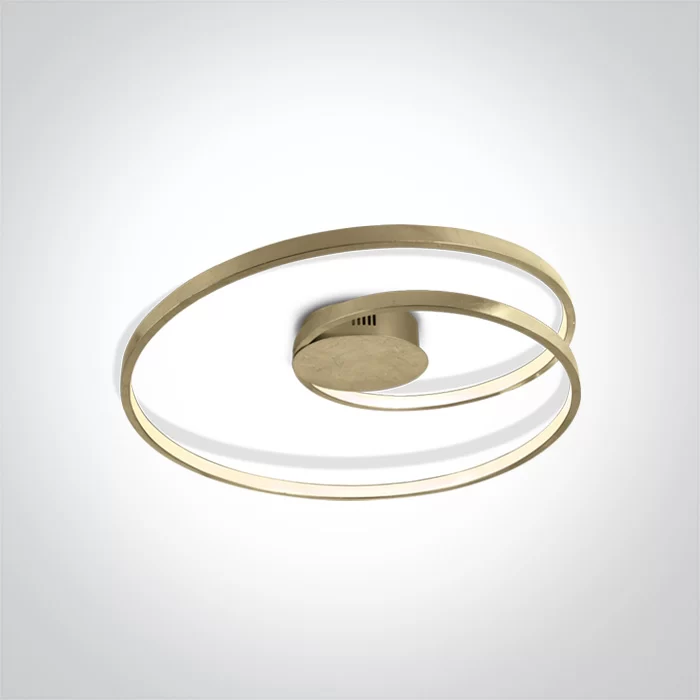 PLAFONIERA SWIRL LED 30W D58 BRASS PLAFONIERA SWIRL LED 30W D58 BRASS