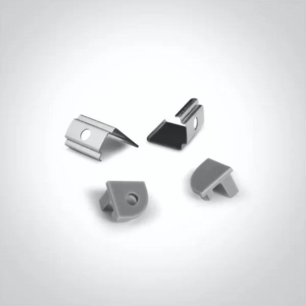 Profil LED Colt Aparent 2m 16x16mm Aluminiu cu Dispersor Opal Alb - 7908A