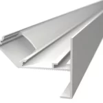 Profil LED Incastrat Trim Rigips 2m Aluminiu Alb cu Dispersor Opal 501W