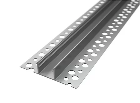 Profil LED Incastrat Trimless Rigips 17mm Aluminiu cu Dispersor Opal- LP312