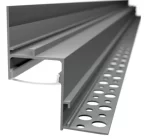 Profil LED Scafa Trimless Wall Glow Aluminiu cu Dispersor Opal 2m- 503
