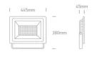 PROIECTOR EXTERIOR LED 250W IP65 4000K BLACK