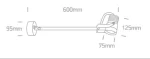 PROIECTOR EXTERIOR LED 8W CU TIJA BLACK