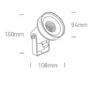 PROIECTOR EXTERIOR LED SPIKE 6W IP65 ANTHRACITE 67196B