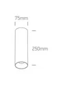 Spot Aparent Interior GU10 10W, Brass, Orientabil