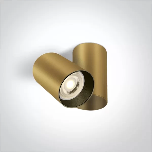 Spot Aparent Interior GU10, Brass, Orientabil