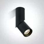 Spot Aparent Interior GU10 Directional, Negru Mat, Orientabil