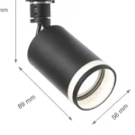 Spot Aparent Interior GU10 Madara Mini Ring, Alb, Orientabil