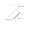 Spot Aparent Interior LED 15W Display, Alb, Directionabil Dual, Honeycomb