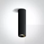 Spot Aparent Interior LED 24W Cilindric, Negru, 2000lm