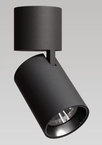 Spot Aparent Interior LED 25W Ska Base, Negru, Orientabil 350°