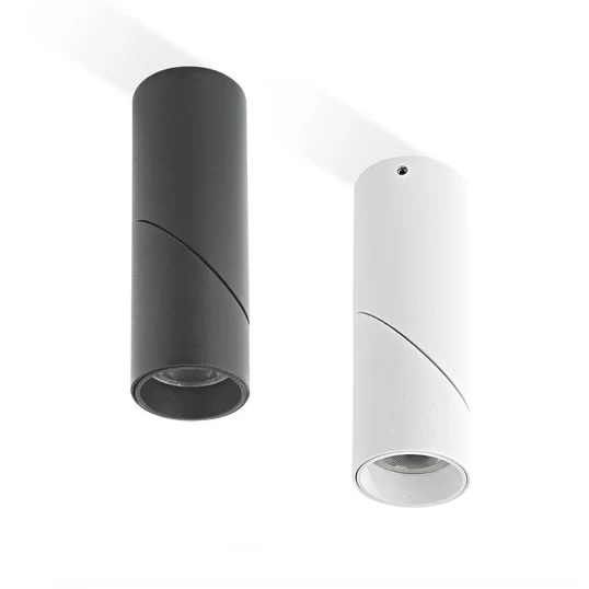 Spot Aparent Interior LED 4W Pako, Negru Mat, Orientabil 90°