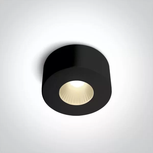 Spot Aparent Interior LED 7W, Negru, COB