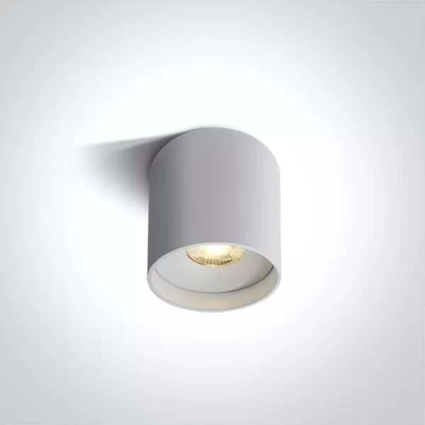 Spot Aparent Interior LED 8W Round, Alb