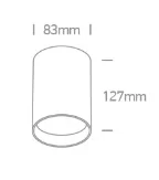 SPOT EXTERIOR APARENT LED 15W IP65 WHITE