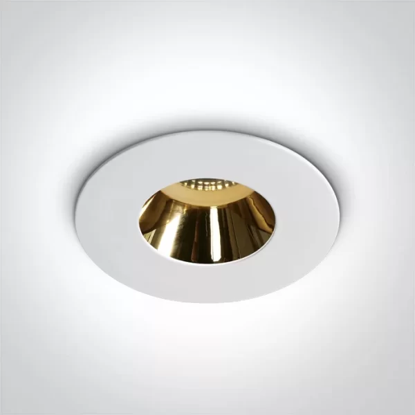 SPOT INCASTRAT BEC LED 10W 10105MD WHITE-GOLD