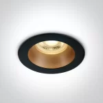 SPOT INCASTRAT BEC LED 10W FIX BLACK-BRASS 10105M