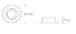 SPOT INCASTRAT BEC LED 10W FIX IP65 10105R1