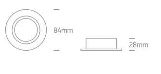 SPOT INCASTRAT BEC LED 10W ORIENTABIL BRASS 11105A1