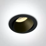 SPOT INCASTRAT BEC LED 10W ORIENTABIL NEGRU 11105M