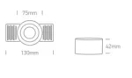SPOT INCASTRAT BEC LED 10W ROUND TRIMLESS ALB ORIENTABIL