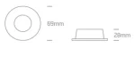 SPOT INCASTRAT BEC LED 10W SEMI-TRIMLESS 10105D2