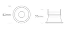 SPOT INCASTRAT BEC LED 10W SEMI-TRIMLESS 10105TG