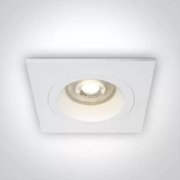 SPOT INCASTRAT BEC LED 10W SQUARE WHITE 50105ALG