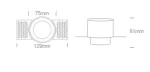 SPOT INCASTRAT BEC LED 10W TRIMLESS WHITE 10105YTR