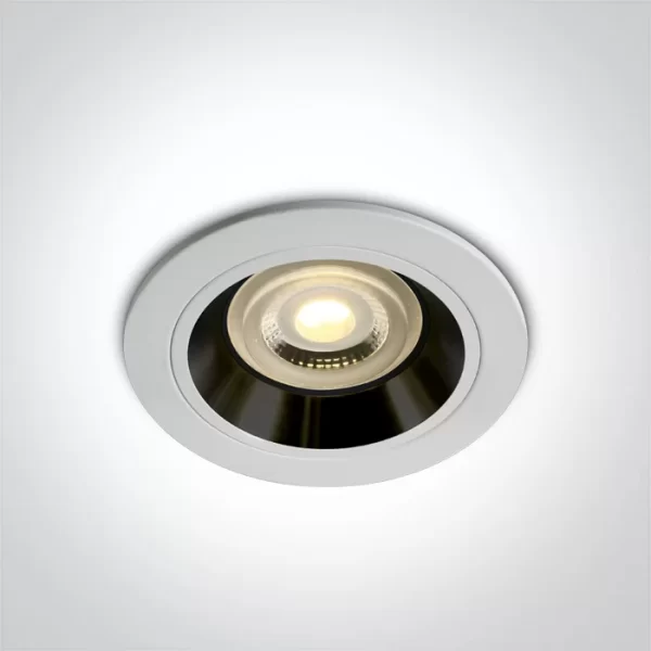 SPOT INCASTRAT BEC LED 10W WHITE-BLACK 10105ALG