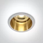 SPOT INCASTRAT BEC LED 10W WHITE-BRASS 10105D8