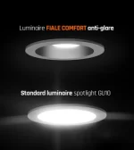 SPOT INCASTRAT BEC LED 6W FIALE CORE ANTI-GLARE