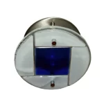 SPOT INCASTRAT BEC LED 8W BLUE GLASS