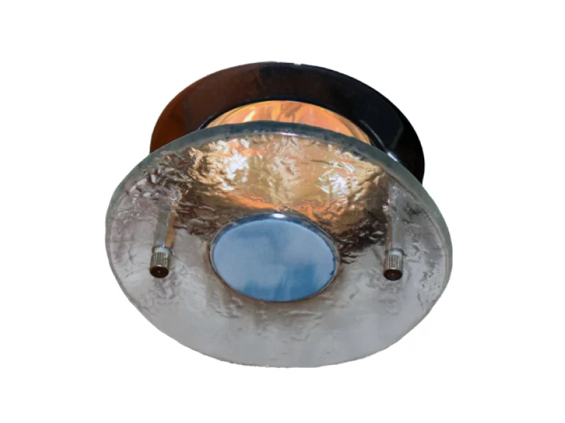 SPOT INCASTRAT BEC LED 8W BLUE SKY GLASS