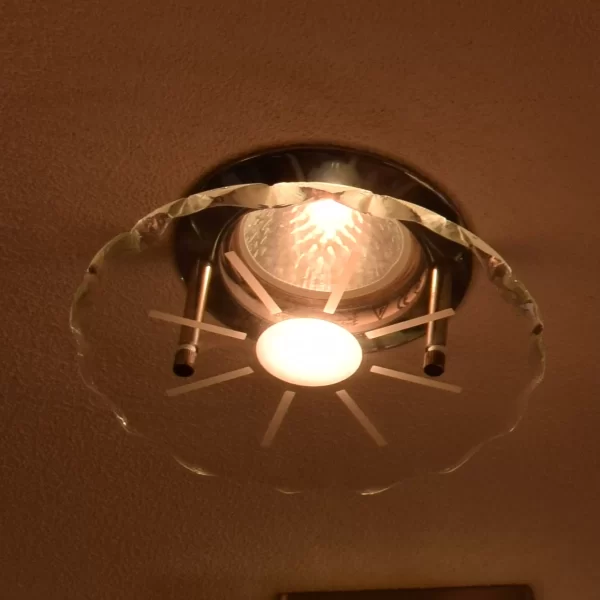 SPOT INCASTRAT BEC LED 8W DELICAT FLOWER GLASS