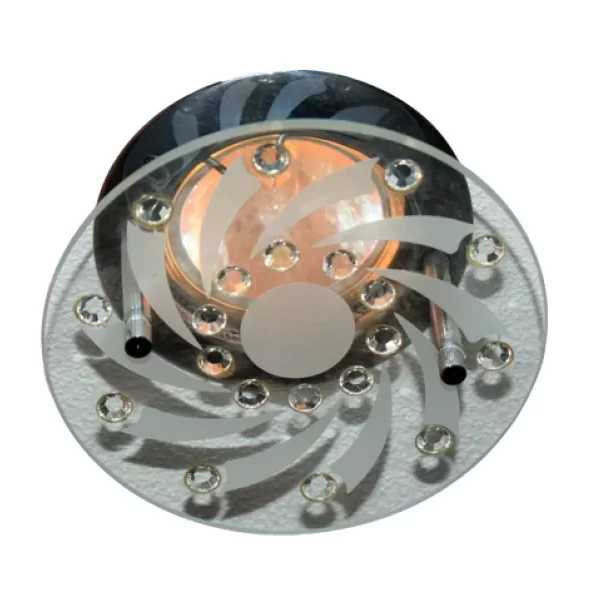 SPOT INCASTRAT BEC LED 8W DIAMANT TRANSPARENT