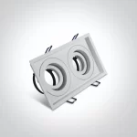 SPOT INCASTRAT BEC LED10W DUO SQUARE ORIENTABIL ALB 51205N