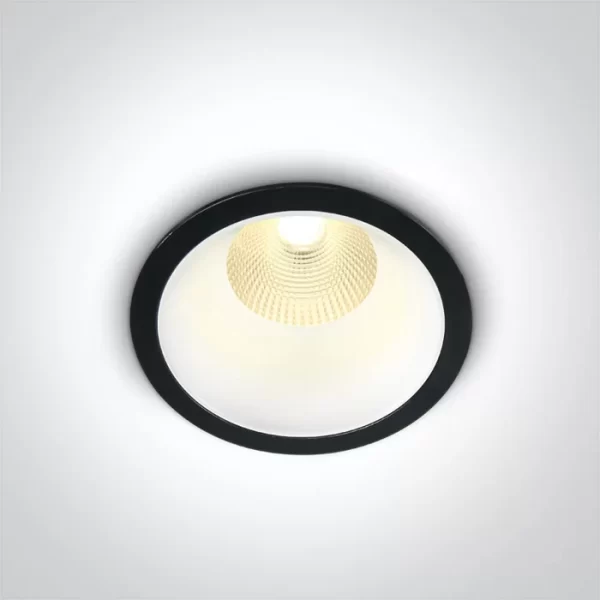 SPOT INCASTRAT LED 12W BLACK IP20 10112L
