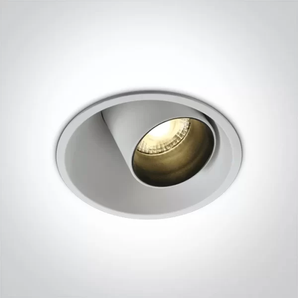 SPOT INCASTRAT LED 12W CCT ORIENTABIL ALB IP20 11111C