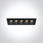 SPOT INCASTRAT LED 12W MIRROR ADJUST 51012H BLACK