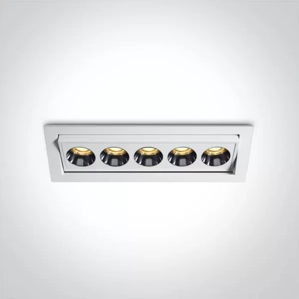 SPOT INCASTRAT LED 12W MIRROR ADJUST 51012H WHITE