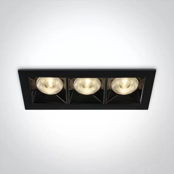 SPOT INCASTRAT LED 12W MULTILED SQUARE MIRROR 50306B