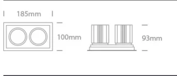 SPOT INCASTRAT LED 12W ORIENTABIL 51212E
